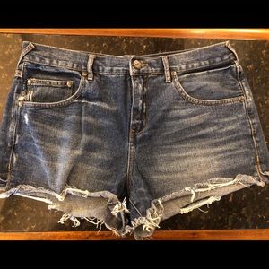 Free People Denim Shorts Size 31